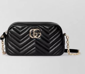 Gucci gg marmont small nappa leather shoulder bag