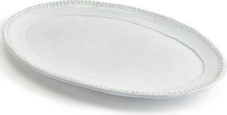 Soho Home White Hillcrest Stoneware Platter - Unisex - Stone