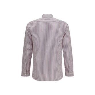 Etro Striped Cotton Shirt - Purple