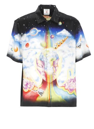 Casablanca Black Essential Experience Casual Shirt