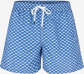 Fedeli Badeshorts mit Krebsprint Madeira
