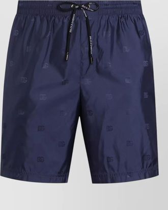 Dolce & Gabbana swim trunks dg monogram jacquard design