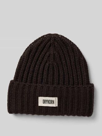 Drykorn Beanie mit Alpaka-Anteil Modell EANI in Schoko, Gr&ouml;&szlig;e 1