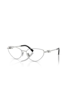 Tiffany & Co. 54mm Cat Eye optical glasses in Silver at Nordstrom