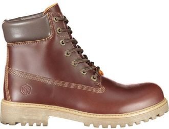 Lumberjack Brown Leather Mens Mens Sneaker