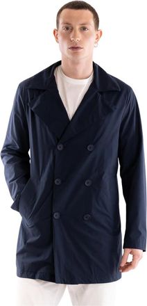 People of Shibuya Teshio Trench - Heren - Mantel - Blauw - 2XL - Polyester - Jassen