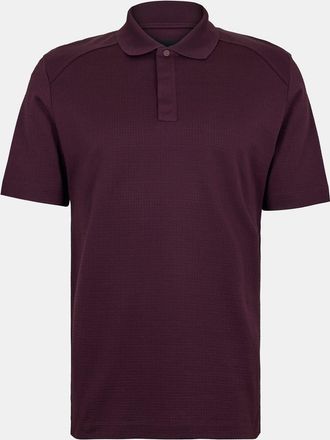 HUGO BOSS Mens Parlay Collared Neck Short Sleeve Polo Shirt in Open Red - Size Medium