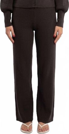 Sundays Koa Ribbed Pant In Chocolate