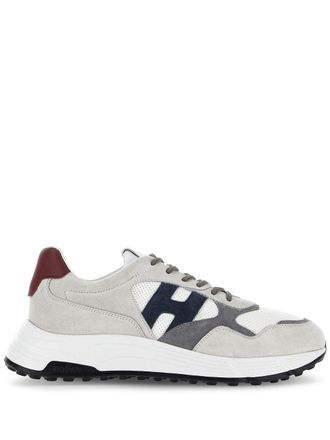 Hogan: Gray Leather Sneakers now up to −50% | Stylight