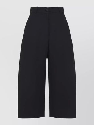 STUDIO NICHOLSON chalco high waist wide leg trousers