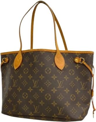 Louis Vuitton Pre-owned Tote Bags, female, Brown, Size: ONE SIZE Pre-owned Canvas Tote Bag