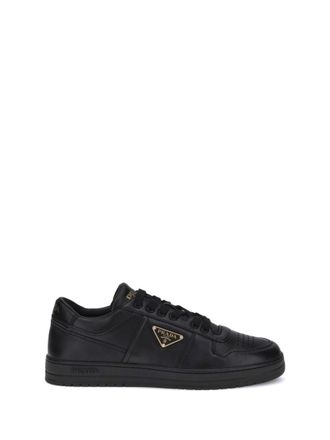 Prada Black Logo Downtown Sneakers