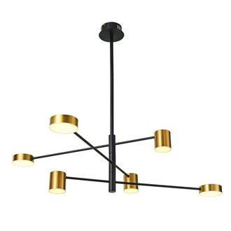 Netlighting Remdal Modern Multi Arm Pendant Ceiling Light LED 4000K in Gold