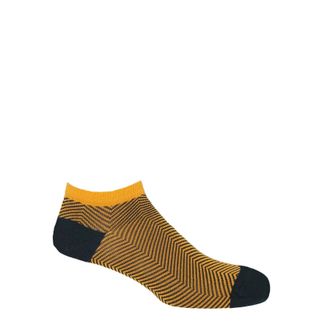 Peper Harow Lux Taylor Mens Trainer Socks - Yellow
