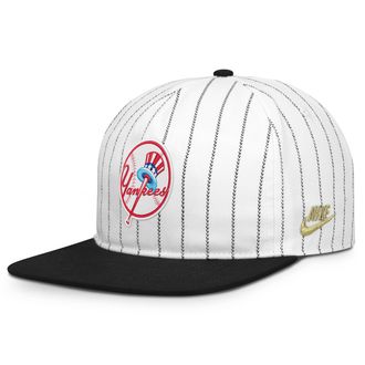 Nike New York Yankees Pro Nike Mens MLB Adjustable Hat in White | NB57064NNYY-JFJ