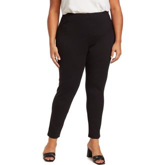 T Tahari Ponte Leggings in Black at Nordstrom Rack, Size 1X