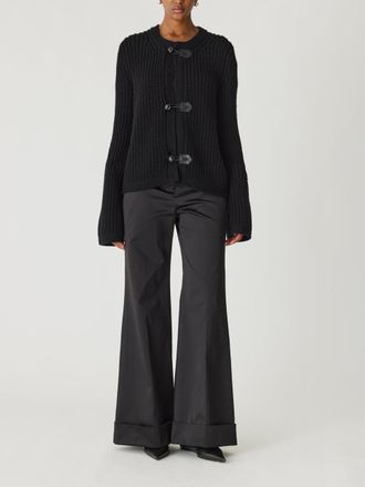Rebecca Taylor Novelty Wool Toggle Cardi