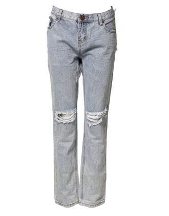 One Teaspoon Tatte Mid Waist Straight Womens Jeans (Pre-Owned)