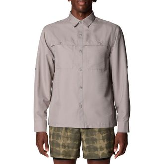 Mountain Hardwear Sun Drift Cooling Long Sleeve Shirt in Approaching Storm at Nordstrom, Size Xx-Large