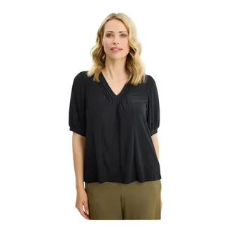 In Front IN Front, Dames, Blouses & Shirts, Zwart, Maat: M