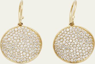 Ippolita Medium Flower Drop Earrings in 18K Gold with Diamonds
