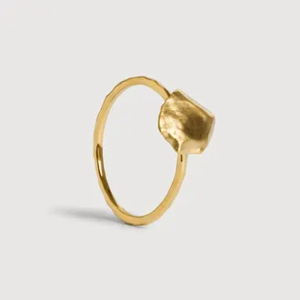 Monica Vinader Gold Fragments Stacking Ring