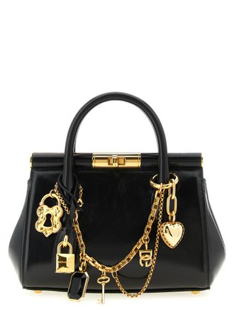 Dolce & Gabbana Black Calfskin Womens Handbag