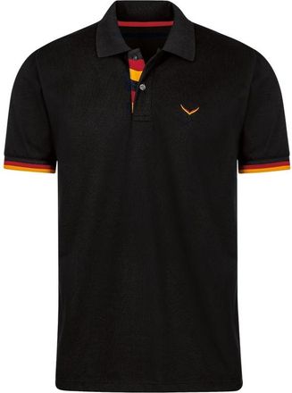 Trigema Poloshirt TRIGEMA TRIGEMA Deutschland Poloshirt, Herren, Gr. 4XL, schwarz, Piqu&eacute;, 100% Baumwolle, Basic, ohne Ausschnitt, Shirts Poloshirt