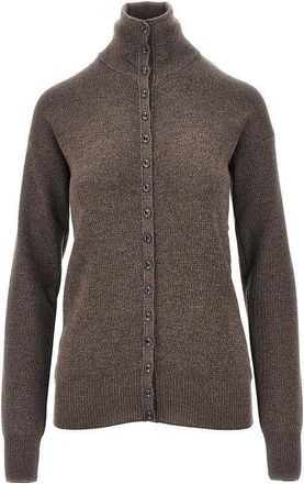 Christophe Lemaire Buttoned merino wool top Woman S