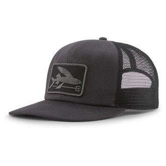 Patagonia Flying Fish Relaxed Trucker Hat Cap - Unisex | grau