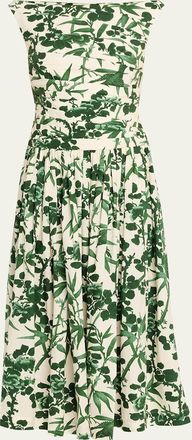 Cara Cara Zora Printed Sleeveless Poplin Dress