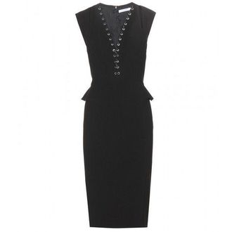 Altuzarra Topi Lace-Up Detail Peplum Dress Size XS