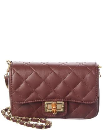 Persaman New York Cinzia Quilted Leather Crossbody