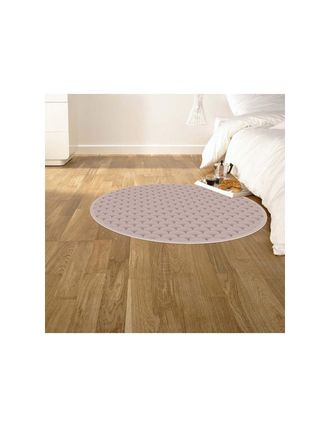 Ideal Alfombra De Vinilo Arles Marr&oacute;n Cachemira 99 Cm