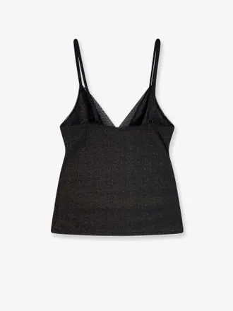 HUGO BOSS Lurex with Slip Set Tank Top - Black