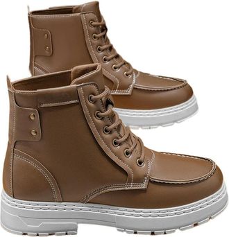 Generic GLDFW Autumn Winter Mens Sports Outdoor Motorcycle Boots - Trendy Mens Fashion Versatile Boots, Hiking Boots