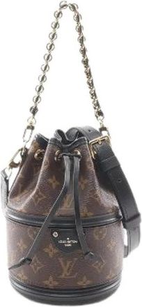 Louis Vuitton Pre-owned Canoe Monogram Leather 2way Handbag - Dames - Vintage Tas - Bruin - ONE Size - Leer - Vintage