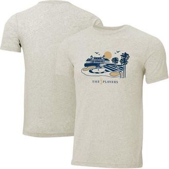 Ahead Mens Ahead Cream THE PLAYERS Clubhouse Instant Classic Tri-Blend T-Shirt at Nordstrom, Size Xx-Large