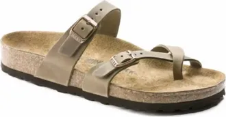 Birkenstock Womens Mayari Oiled Sandal In Brown