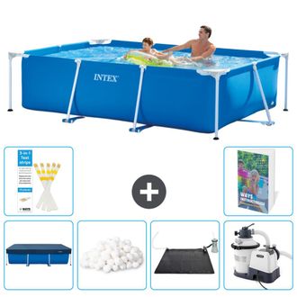 Intex Piscina Con Estructura Rectangular - 260x160x65 Cm - 7-piezas S12