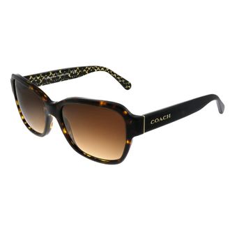 Coach L1010 HC 8232 550713 Womens Rectangle Sunglasses