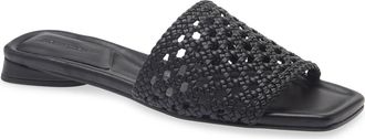 Nordstrom Babette Slide Sandal in Black Caviar at Nordstrom, Size 8.5