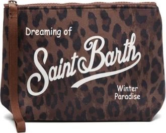 MC2 Saint Barth Aline clutch bag - women - Styrene-Butadiene Rubber (SBR)/Polyester - One Size - Brown