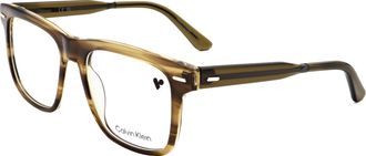 Calvin Klein Mens Striped Olive 55mm Opticals