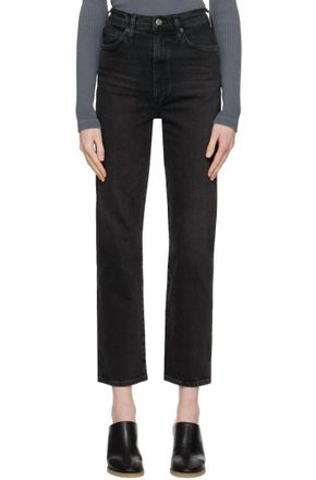 A Gold E Pinch Waist Kick Flare Jeans In Panoramic
