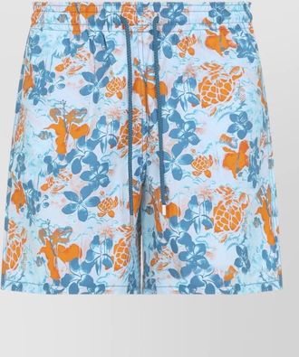 Vilebrequin moorea swim shorts jungle turtles print