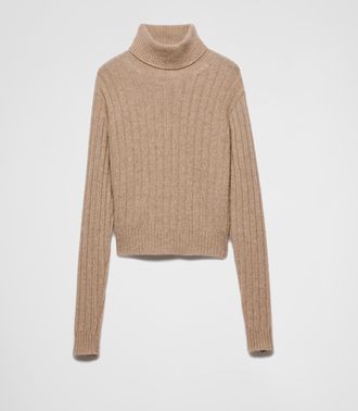 Prada Re-Cashmere turtleneck sweater