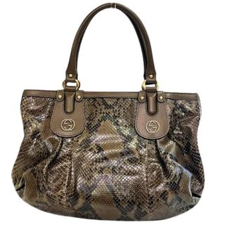 Gucci Pre-owned Handbags, female, Brown, Size: ONE SIZE Pre-owned Python Handbag