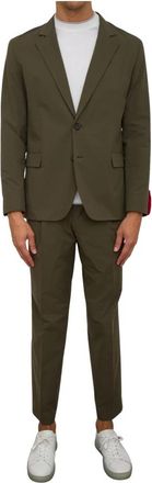 HUGO BOSS Single-breasted Suit - Heren - Business pakken - Groen - XL - Kostuums
