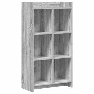 vidaXL Estanter&iacute;a Sonoma Gris 59 X 30 X 111 Cm Madera De Ingenier&iacute;a Vidaxl